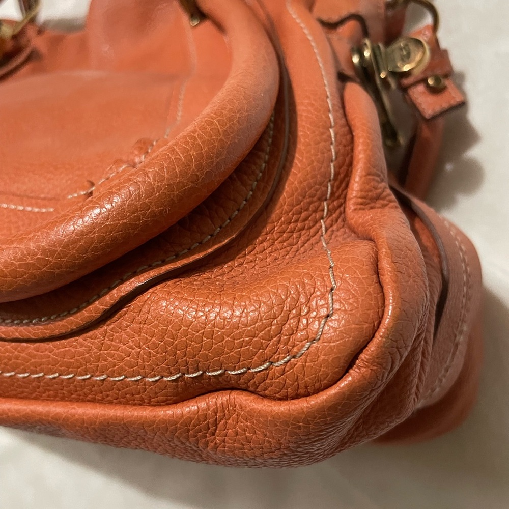 Chloe Burnt Orange Medium Paraty Bag 🧡 - Picture 5 of 16